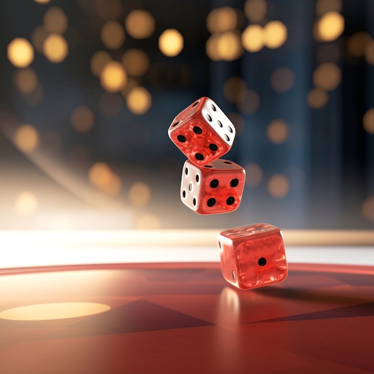 Over Under betting interface on lipoqq platform showing dice outcome